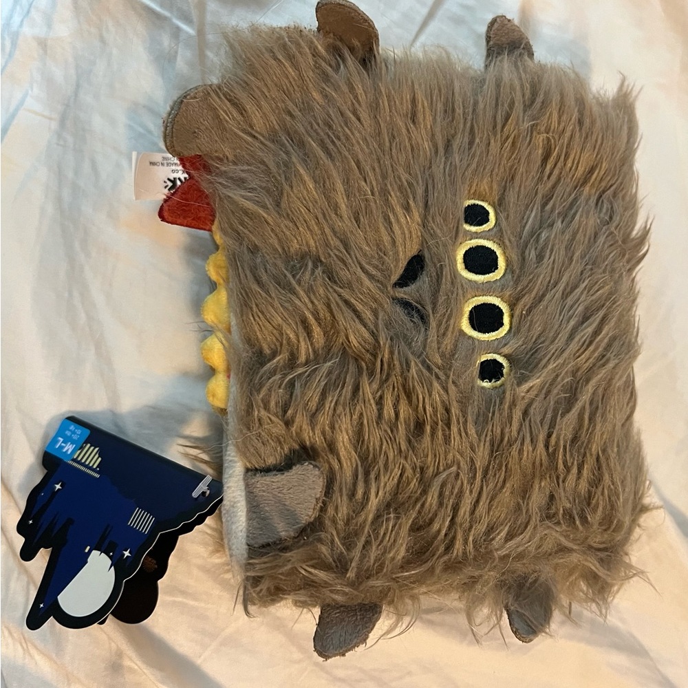 Bark Box M-L Monster Book of Monsters Harry Potter Crinkle Squeaker Fuzzy NWT